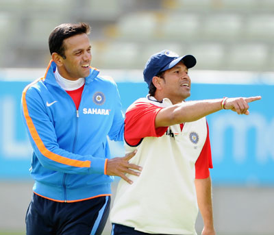 Rahul Dravid and Sachin Tendulkar