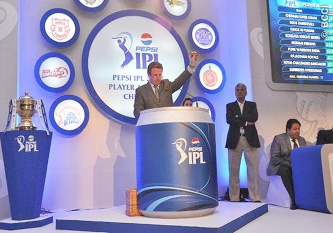 Indian Premier League opening auction