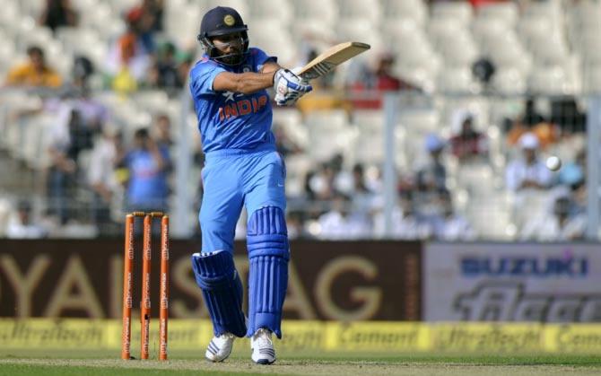 Rohit Sharma hits out