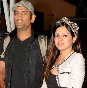 MS Dhoni and Sakshi