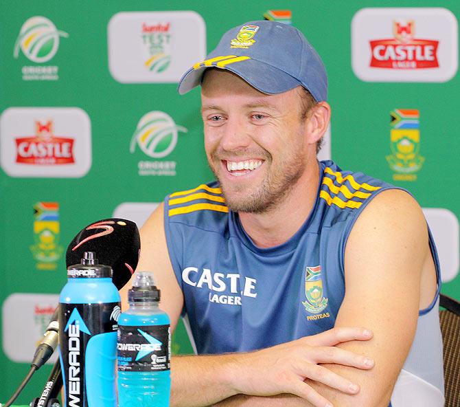 Captain of South Africa AB de Villiers