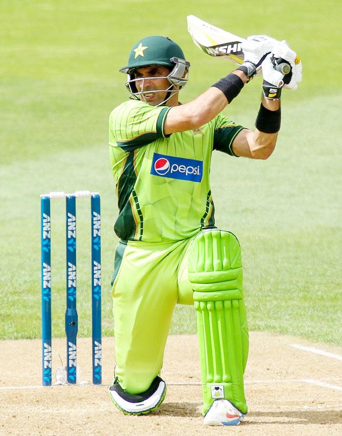 Pakistan captain Misbah-ul-Haq