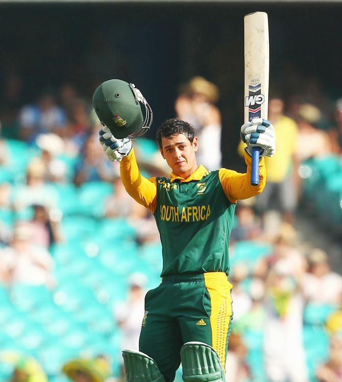 Quinton de Kock of South Africa