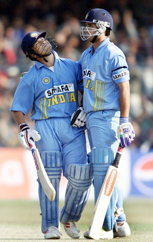 Sachin Tendulkar and Sourav Ganguly