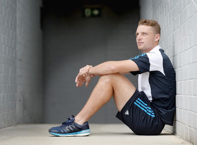 Jos Buttler of England poses for a portrait 