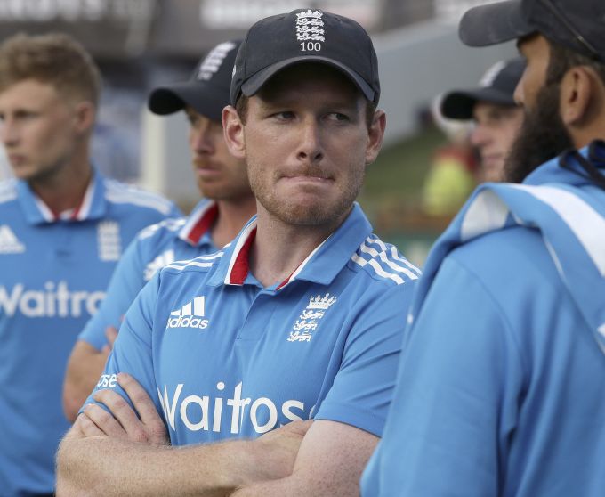 England's captain Eoin Morgan