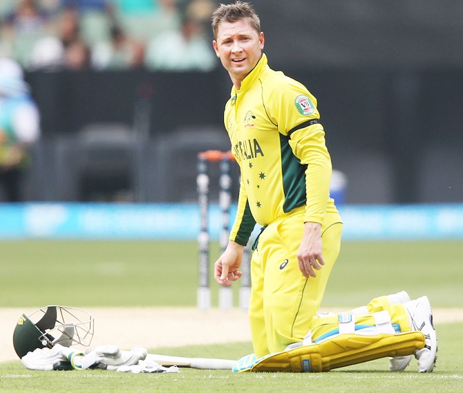 Michael Clarke of Australia 