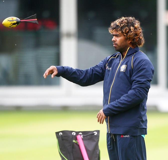 Sri Lanka's Lasith Malinga