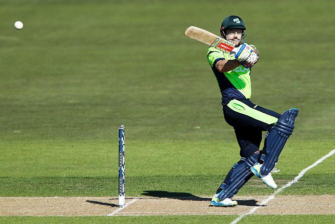 Ed Joyce of Ireland bats