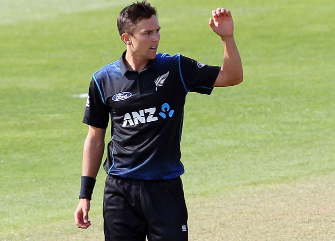 Trent Boult of New Zealand 