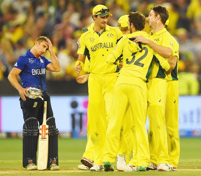 James Taylor of England waits for the umpires decison on the final wicket