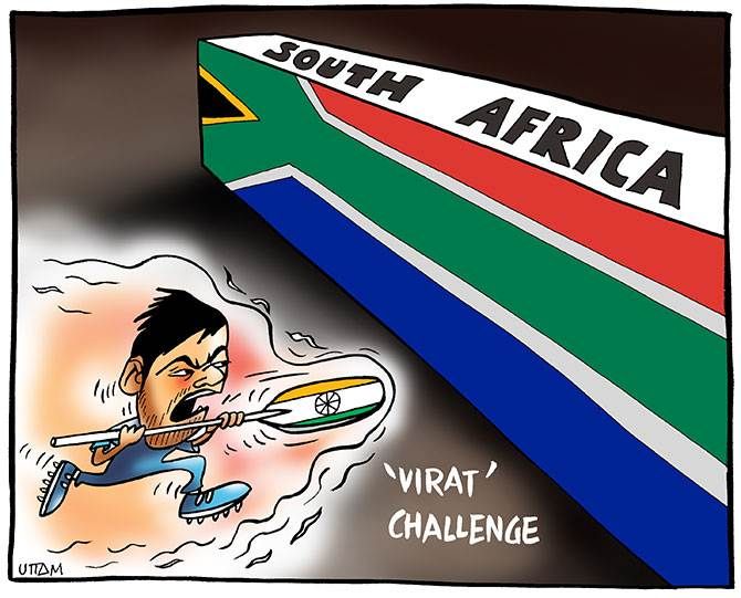 Uttam Ghosh/Rediff.com on the India-South Africa clash