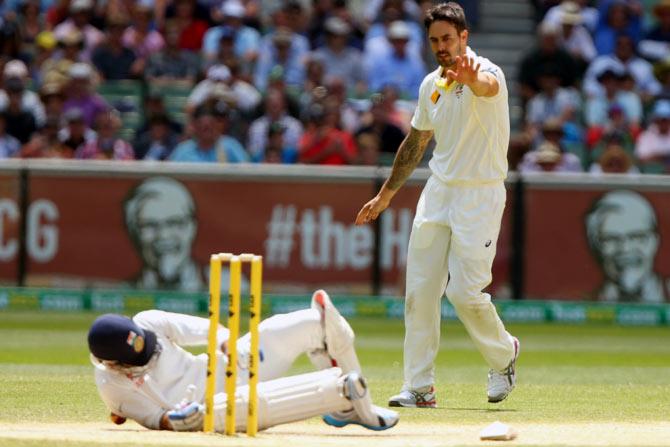 Mitchell Johnson apologises to Virat Kohli