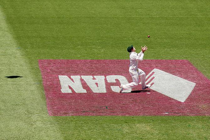 Australian captain Steve Smith drops a catch to give Lokesh Rahul a reprieve