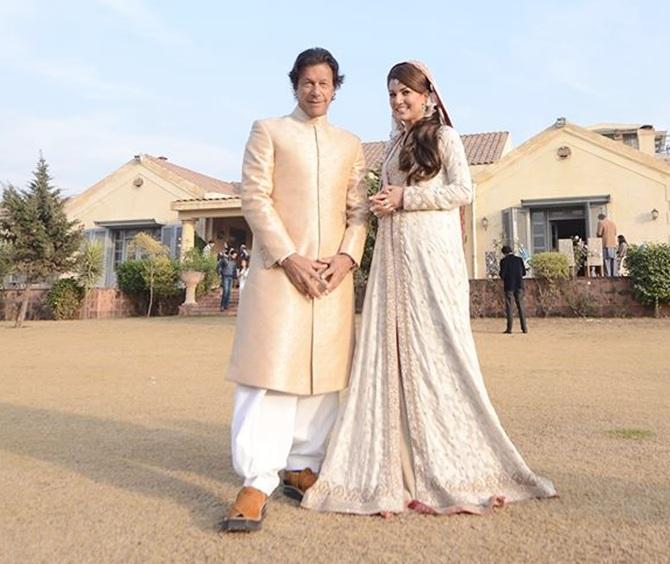 Imran Khan with Reham Khan