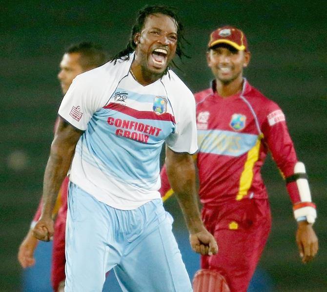 Chris Gayle of the West Indies 