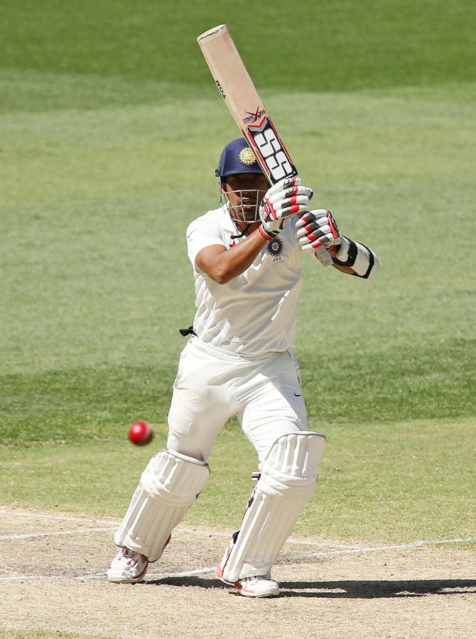 Wriddhiman Saha of India bats