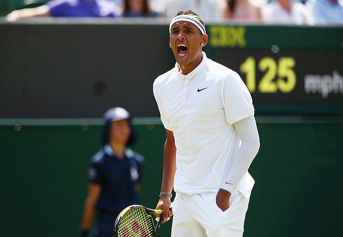 Nick Kyrgios has long said that he would not try to stifle his on-court emotions as he thinks it makes him a better player