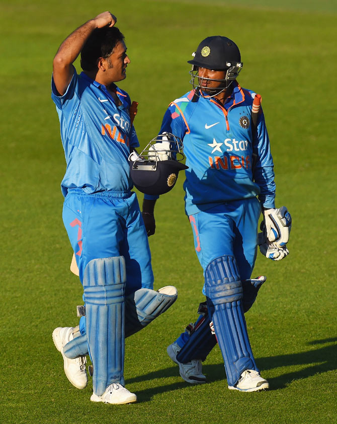 Mahendra Singh Dhoni and Ambati Rayudu