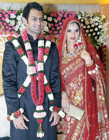 Sania Mirza and Shoaib Malik