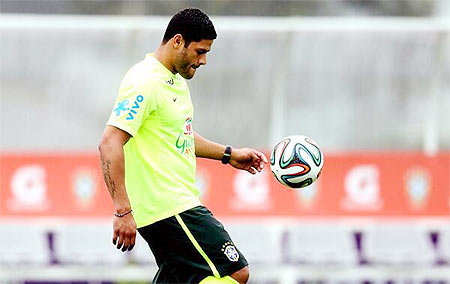 Zenit's Brazilian footballer Hulk 