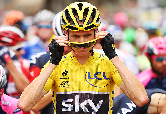 British cyclist Chris Froome