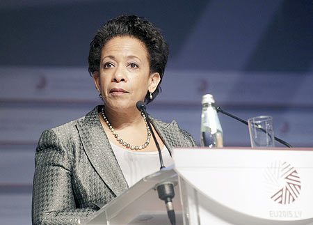 US attorney general Loretta Lynch 