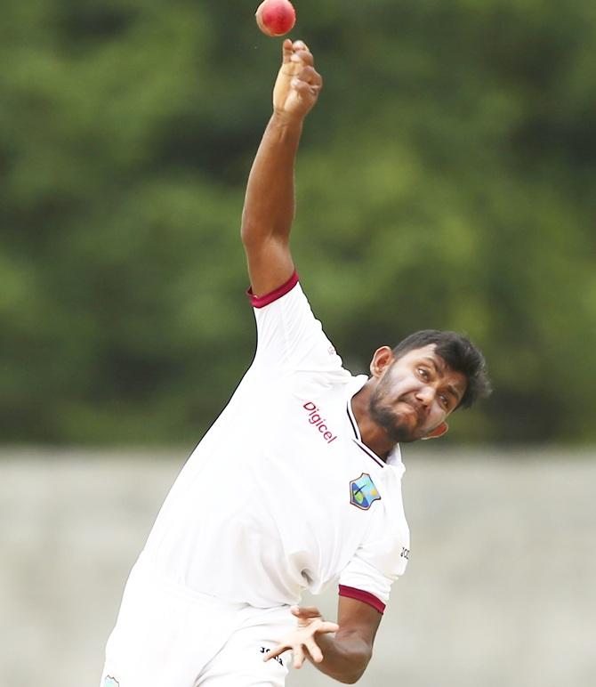 Devendra Bishoo of West Indies