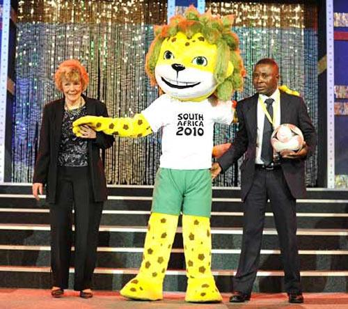 Zakumi, the mascot of the 2010 FIFA World Cup