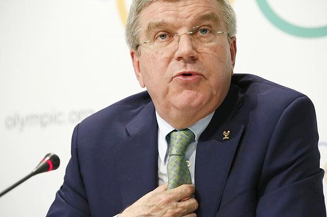 IOC president Thomas Bach