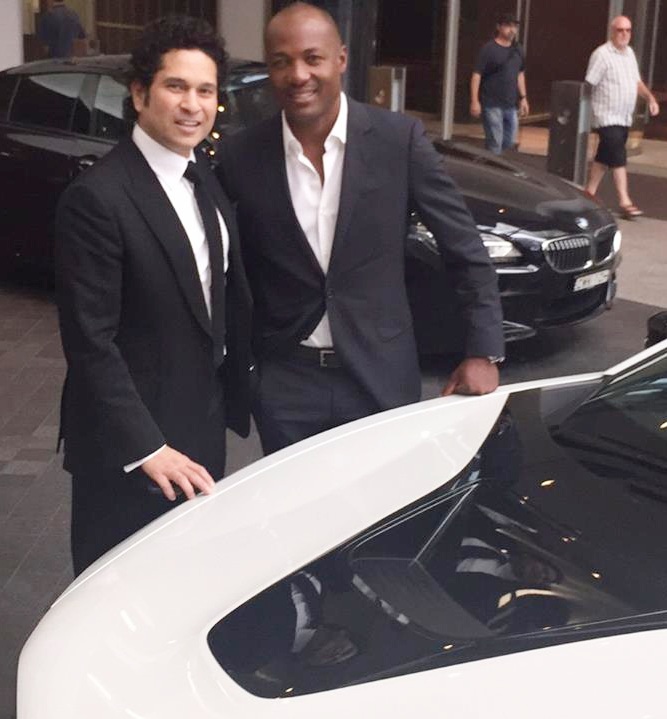 Sachin Tendulkar and Brian Lara