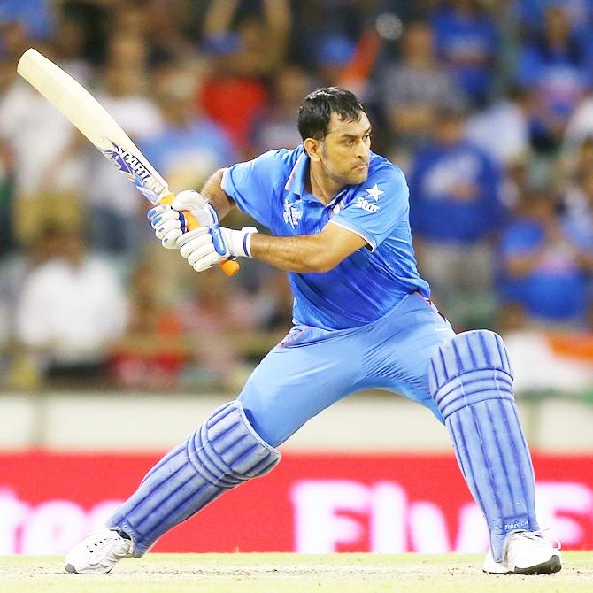 Mahendra Singh Dhoni of India