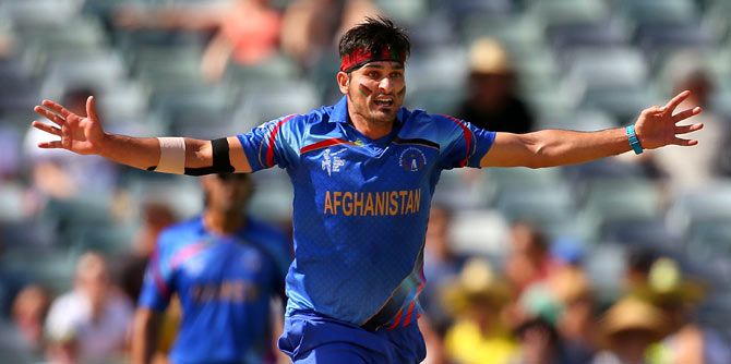 Afghanistan fast bowler Hamid Hassan