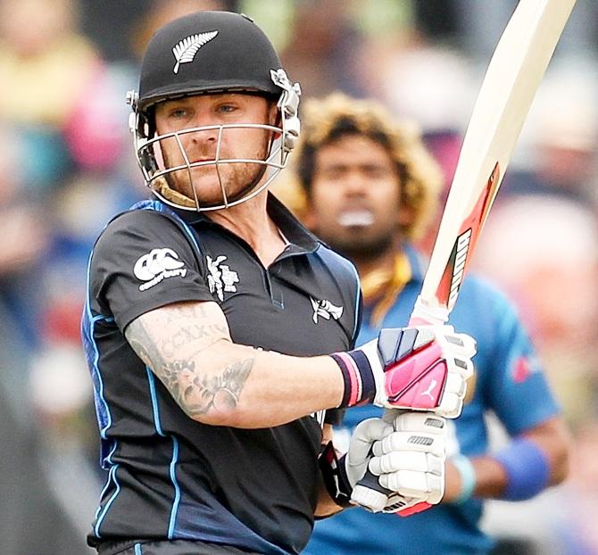 Brendon McCullum of New Zealand