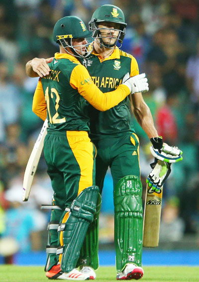 Faf du Plessis and Quinton de Kock