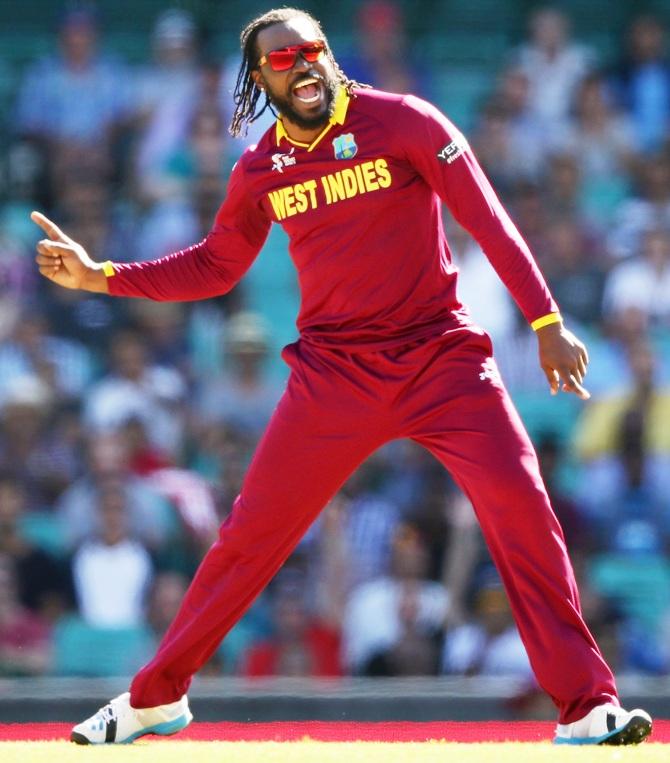 Chris Gayle of West Indies