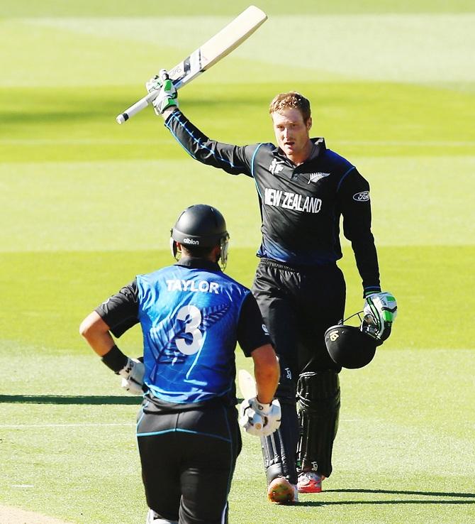 Martin Guptill of New Zealand 