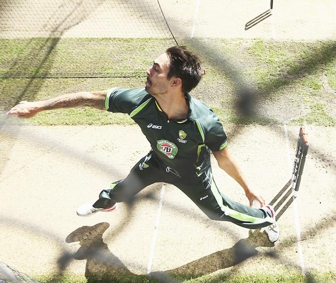 Mitchell Johnson of Australia