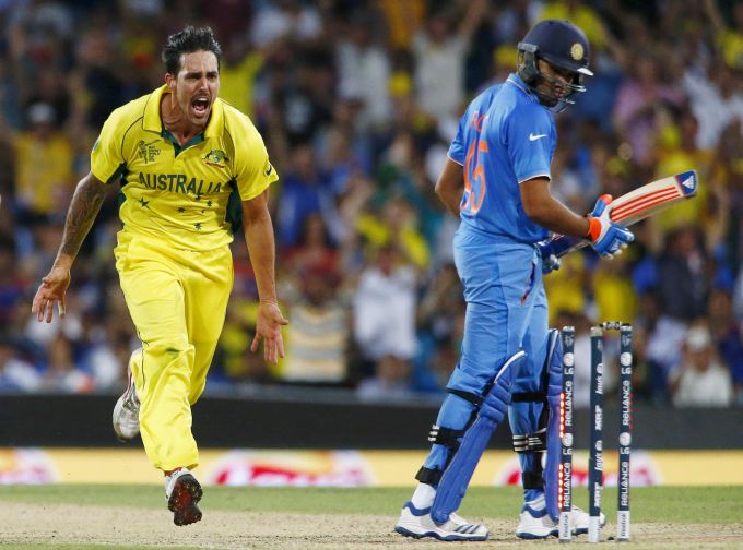 Australian bowler Mitchell Johnson