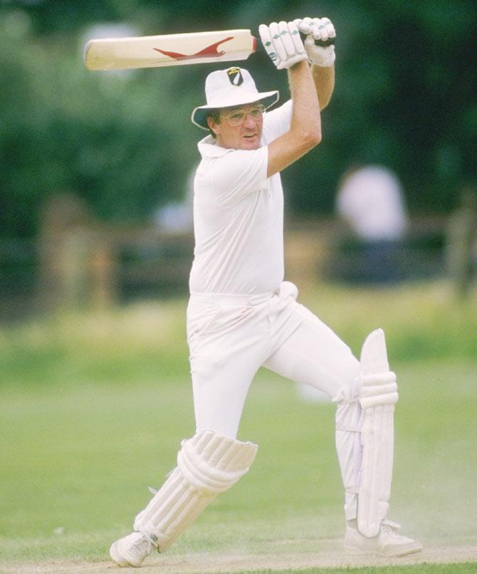 Geoff Howarth of New Zealand bats