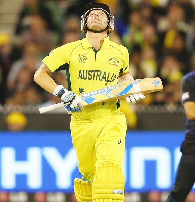 Michael Clarke played a captain's knock in his last ODI game for Australia. Photograph: Mark Kolbe/Getty Images