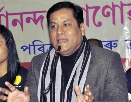 Sports Minister Sarbananda Sonowal