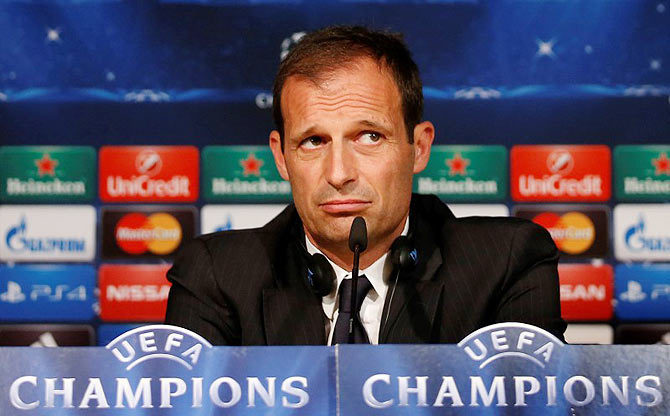 Juventus coach Massimiliano Allegri