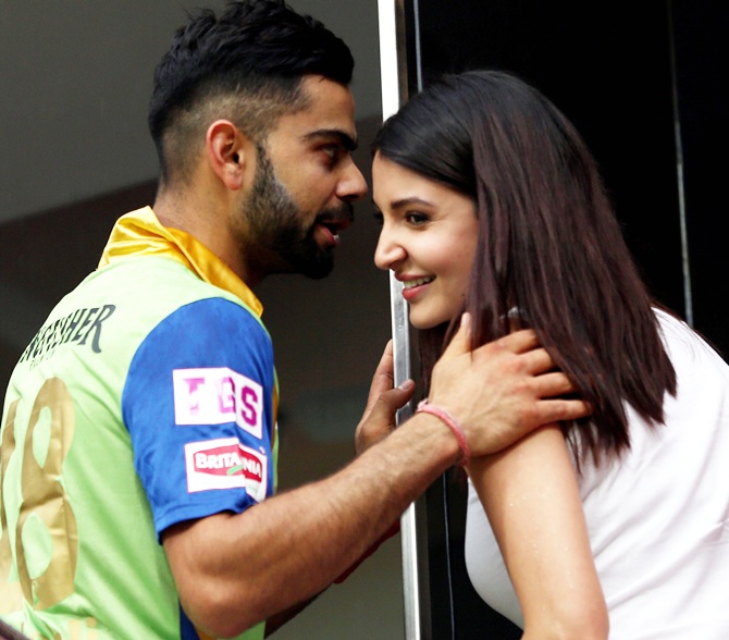 Virat Kohli and Anushka Sharma