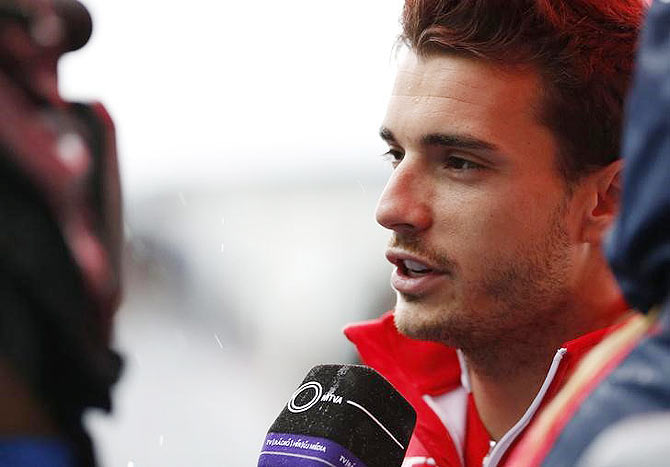 Marussia Formula One driver Jules Bianchi of France