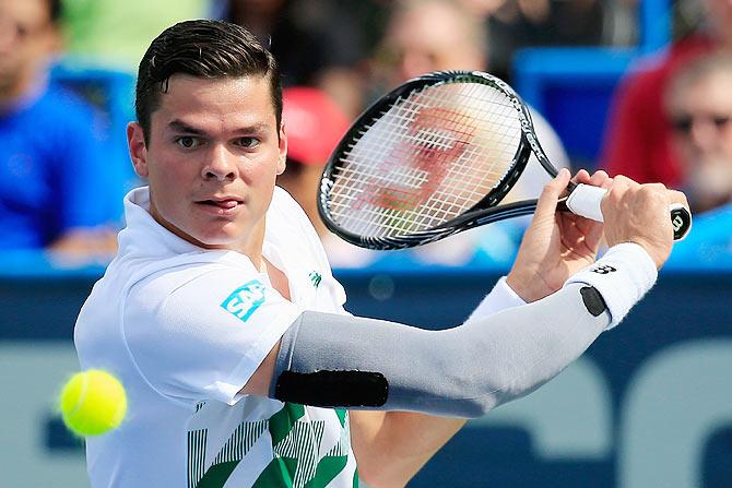 Milos Raonic of Canada