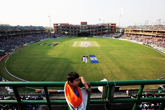 The Feroz Shah Kotla ground in Delhi