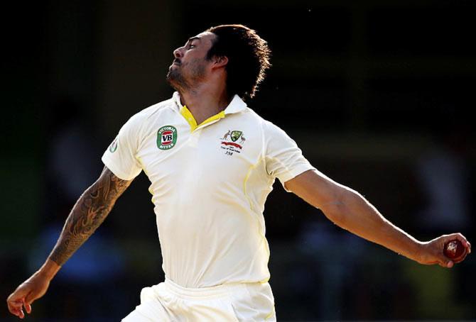 Australia fast bowler Mitchell Johnson