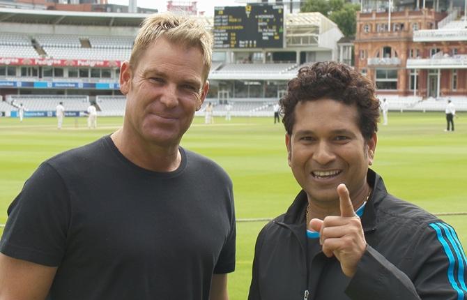 Shane Warne and Sachin Tendulkar shared a fierce rivalry in their playing days