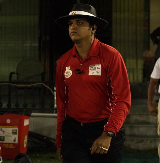 Umpire Vineet Kulkarni